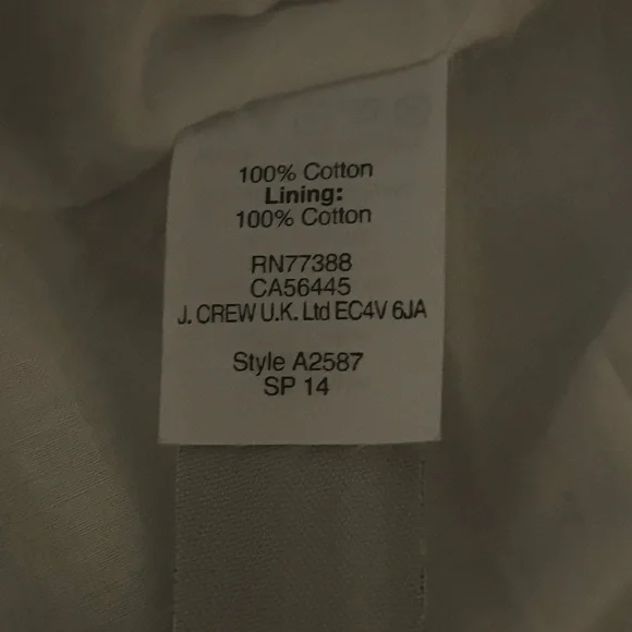 J. Crew Sear Sucker and Eyelet Shift Dress, Size 2 Preppy Nautical Cottagecore - Picture 9 of 9